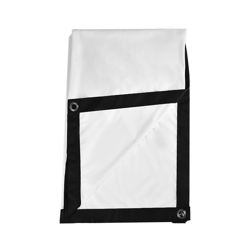 Richer-R Projector Screen, 60-100 Inch 16x9 Projector Screen Rear Projection Screen,Portable Foldable Non-Crease Projector Curtain Screen 4:3 for Outdoor Camping Movie Open-air Cinema(84in) - Image 2